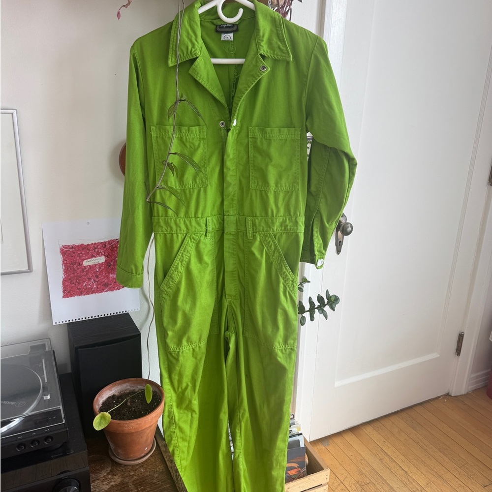 Big Bud Press Longsleeve Lime Green Jumpsuit